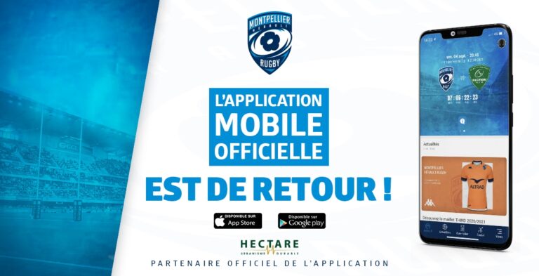 L’APPLICATION MOBILE OFFICIELLE EST DE RETOUR ! 