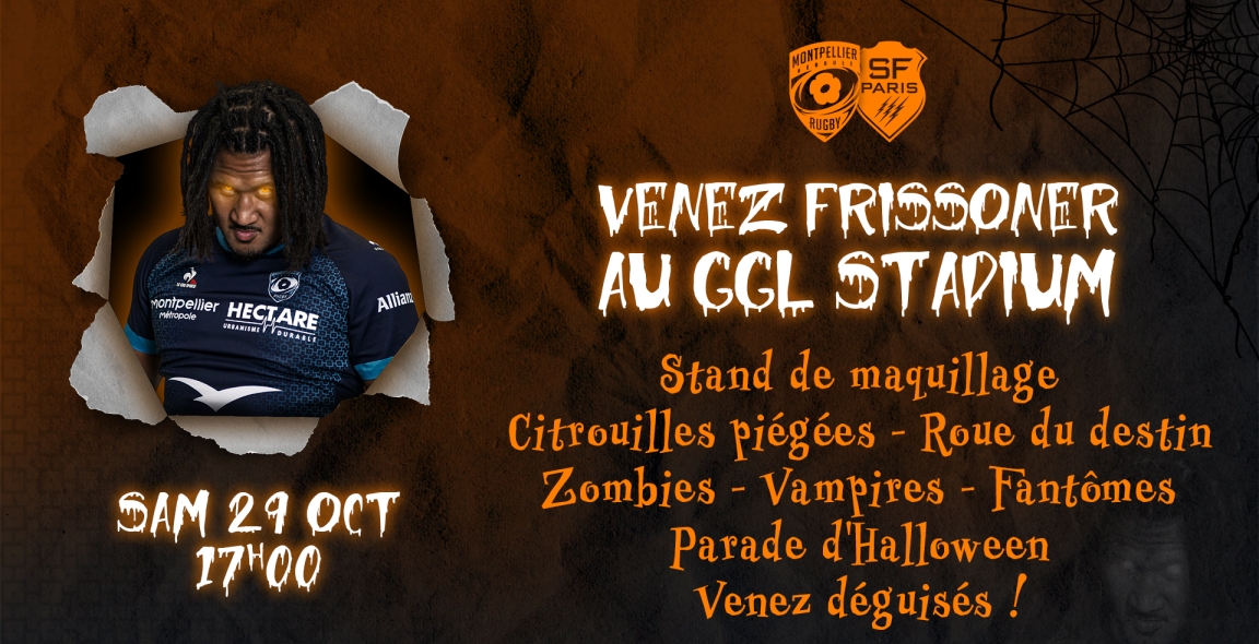 FÊTEZ HALLOWEEN AVEC NOUS AU GGL STADIUM !