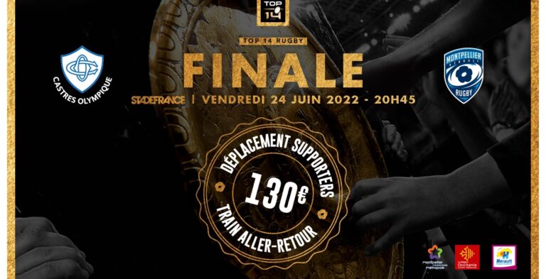 FINALE DE TOP 14 : UN DÉPLACEMENT EN TRAIN PROPOSÉ AUX SUPPORTERS