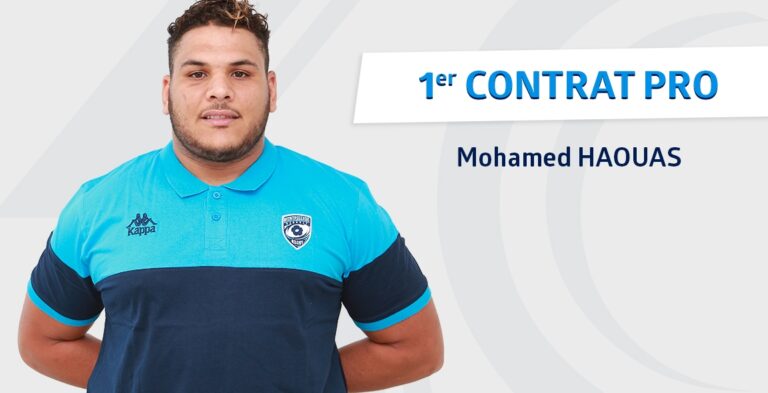 PREMIER CONTRAT PROFESSIONNEL POUR MOHAMED HAOUAS