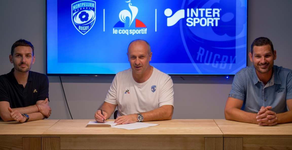 LE COQ SPORTIF ET LE MONTPELLIER HÉRAULT RUGBY PROLONGENT LEUR PARTENARIAT JUSQU’EN 2025.