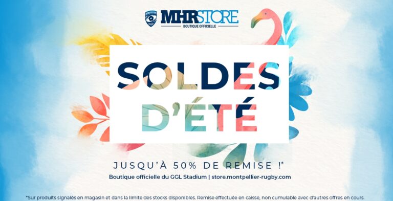 SOLDES D’ÉTÉ À LA BOUTIQUE OFFICIELLE 