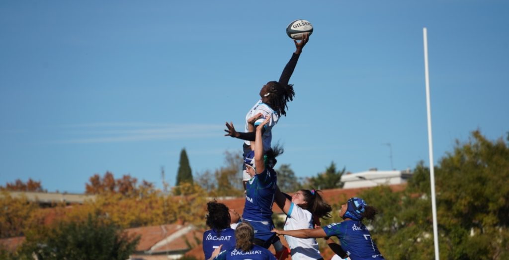 ELITE 1 FÉMININE VICTOIRE FACE AU LMRCV Montpellier Hérault Rugby MHR