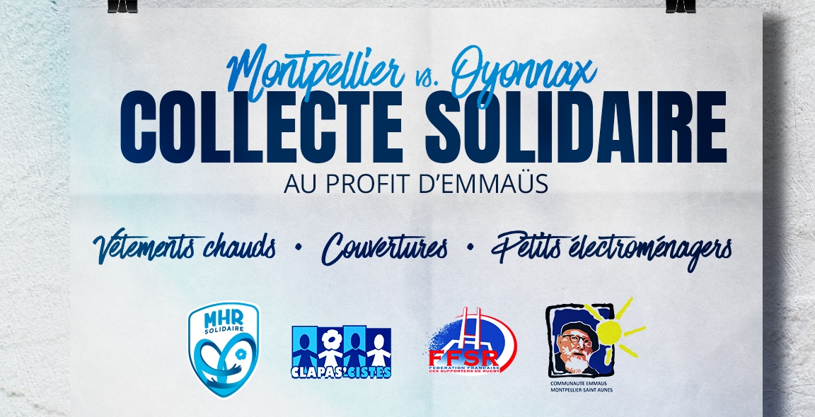 UNE COLLECTE SOLIDAIRE AU PROFIT D’EMMAÜS