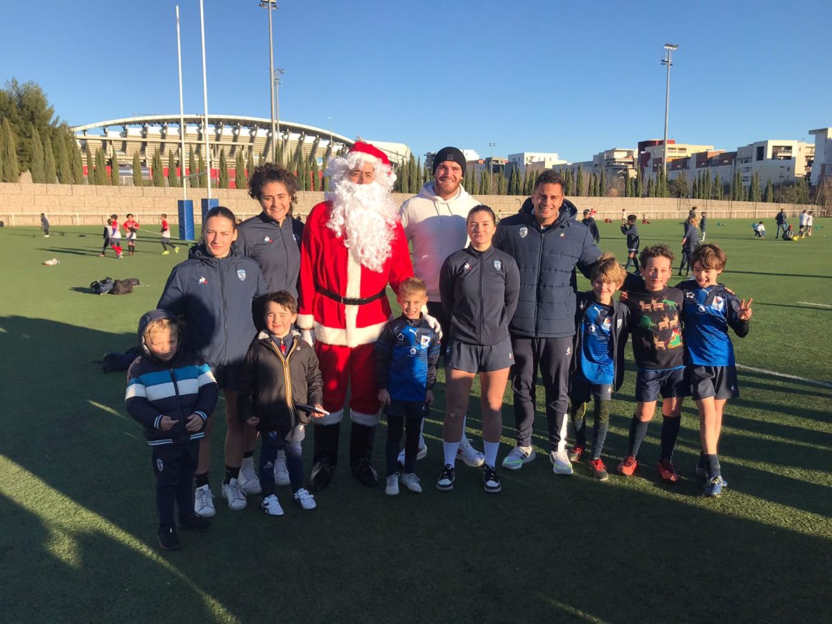 l’école de rugby fête Noël