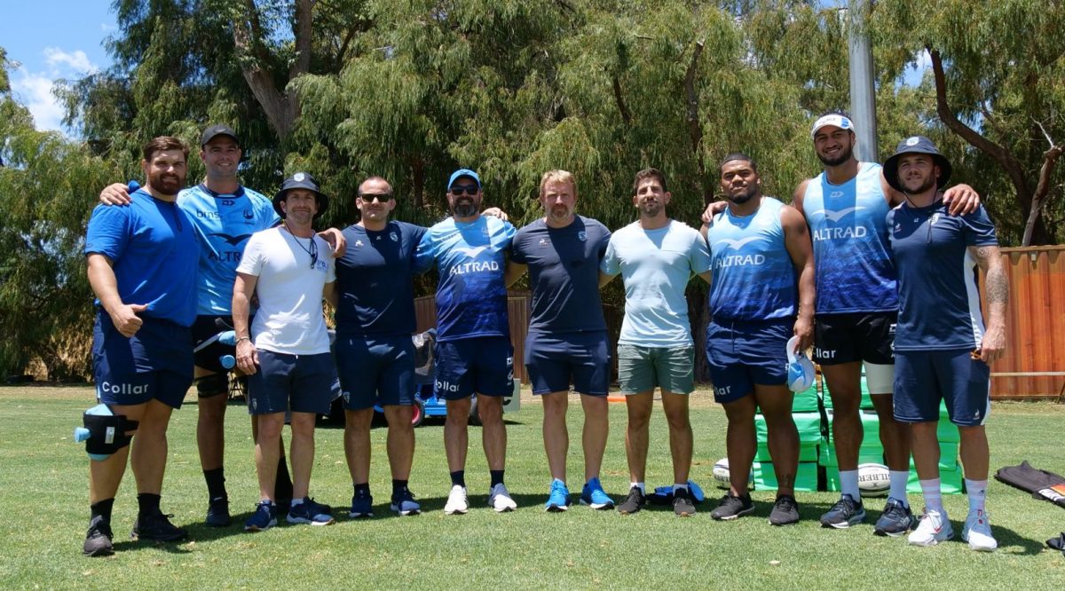 Le centre de formation en visite à la Western Force