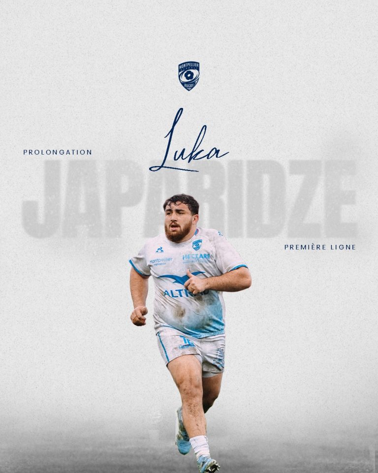 Luka Japaridze montpelliérain jusqu’en 2029 !