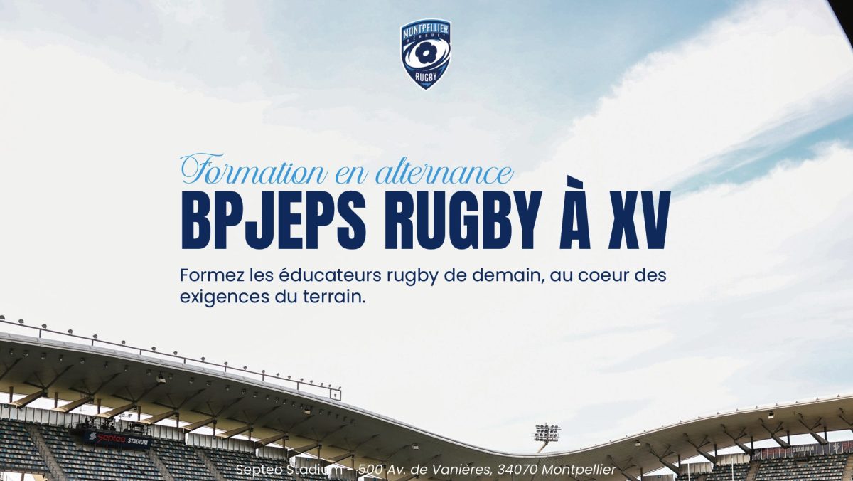 Le MHR lance sa formation BPJEPS Rugby à XV